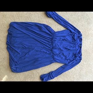 Blue casual dress